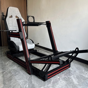 Simorreal Simulador de Conducción con Volante, Palanca de Cambios y Pedales, Cammus Race Bolate Simrig, Cabina de Conducción para Carreras - Product Image 1