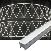 Tube de lumière matricielle Disco 3D DMX RGB IP65 à changement de couleur avec 10/20 pixels/m pour décoration de scène et feston