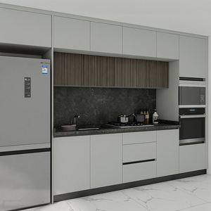 Mueble de Cocina Modular SANTOPOVA con Electrodomésticos Integrados y Almacenamiento Funcional - Product Image 1