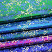 Tissu Jacquard Écologique Occultant Double Face pour Vêtements Hommes et Filles, Brocart Damassé Occultant