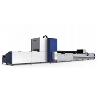 Machine de découpe laser à fibre automatique de type portique pour tuyaux et bois, marque Hiwin, refroidie par air, durable, laser haute puissance, prend en charge l'IA