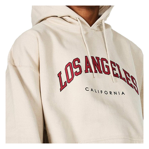 Sweat à capuche épais et surdimensionné pour homme, en tissu 100% coton, coupe-vent, écologique, personnalisé avec des strass, idéal pour l'hiver - Product Image 1