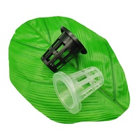 32 # Système de culture hydroponique NFT d'intérieur de haute qualité 45, panier en plastique hydroponique noir