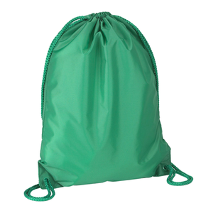 Portable Unisex Gym Travel Drawstring Shoes Bag Reusable Nylon Sports <b>Backpack</b> with Zipper Pocket - Product Image 1