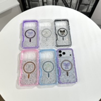Coque de téléphone magnétique durable et sûre avec strass brillants et nœud décoratif pour SPARK 50