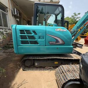รถขุดขนาดเล็ก Kobelco SK60-C มือสอง 6 ตัน เครื่องยนต์ Yanmar ปี 2024 ความจุบุ้งกี๋ 0.24 ลูกบาศก์เมตร รถขุดขนาดกะทัดรัดสำหรับงานก่อสร้าง - Product Image 3
