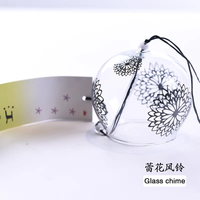 Werkseitig angepasstes Glas Windspiel im japanischen Stil Windspiel glas