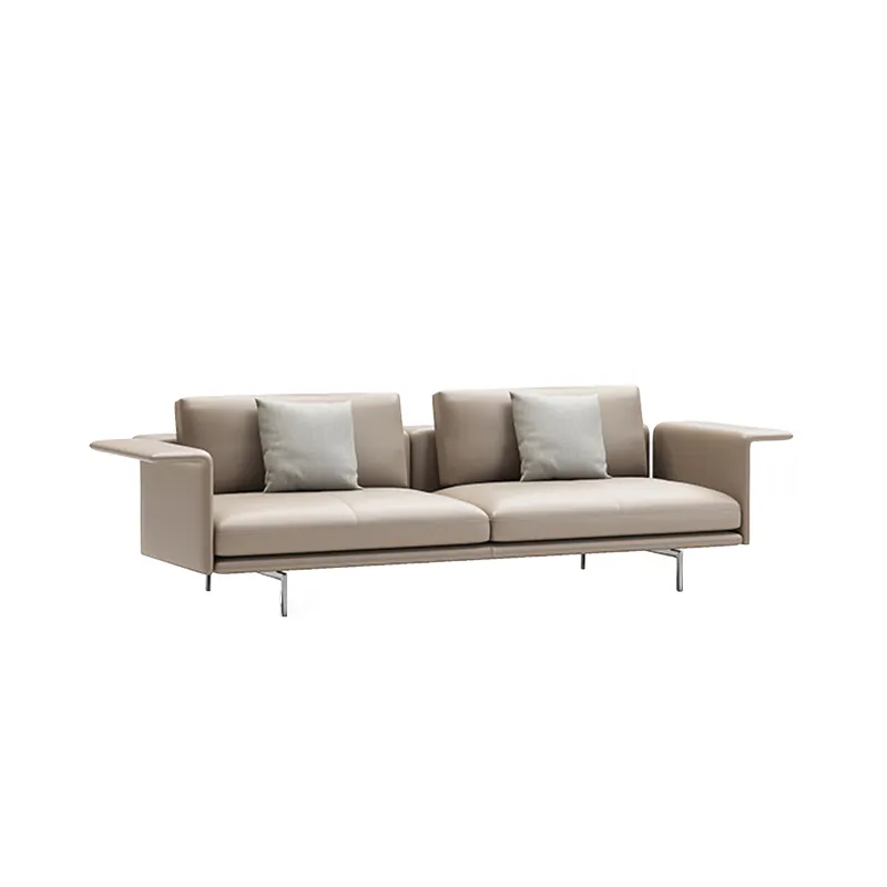 Commercio all'ingrosso unico bracciolo design combinato divano angolo modulare soggiorno divano moderno set mobili