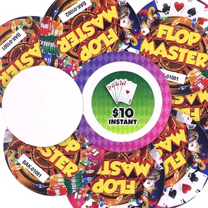 Break Open Pull Tab Impression Gambling Style Vente en gros Instant Win Cartes de sceau personnalisées Pull Tab Tickets - Product Image 3