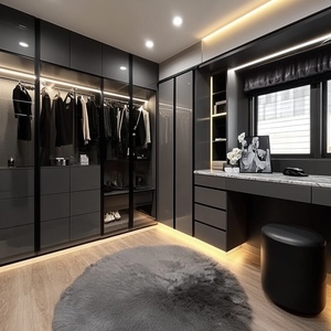 <span class=keywords><strong>Armoire</strong></span> îlot moderne minimaliste de style italien, de luxe léger, pour dressing, meuble de rangement de bijoux sur pied pour la maison - Product Image 6