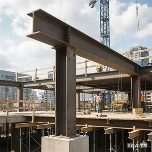 Trave ad H in Acciaio al Carbonio Saldato Nero ad Alta Resistenza Q215 Q235 Q235B SS400 <span class=keywords><strong>Dimensioni</strong></span> 100*100mm 120*120mm Vendita all'Ingrosso - Product Image 5