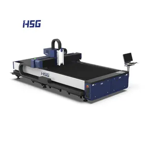 3000w Laser De Fibra 4000 watt Máquina De Laser Universal Automática Cortar Folha De Metal HSG Máquina De Corte A Laser Preço