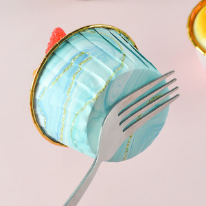 Modelos de postres de cupcakes de frutas simuladas, imanes para refrigerador, accesorios para fotografía de alimentos, adornos para mesa de postres y escaparates. - Product Image 4