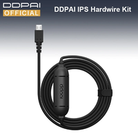 Kit de câblage rigide noir 12V 12W 3m avec chargeur de voiture Micro USB-C pour caméra embarquée DVR DDPAI Mini 5/Min 3/Z40/Z50