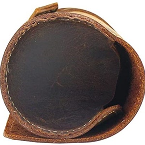 Estuche para bolígrafo de cuero Crazy Horse hecho a mano, funda protectora para bolígrafo de punta redonda - Product Image 5
