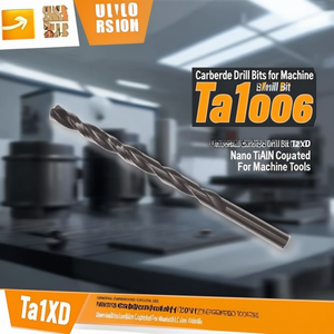 Foret universel en carbure Ta1006 12xD avec revêtement Nano TiAlN pour machines-outils - Product Image 3