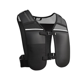 Gilet de course léger et tendance en néoprène et polyester, résistant à l'eau, réfléchissant, avec fermeture éclair frontale, respirant, pour sports de plein air, avec poche pour téléphone - Product Image 1
