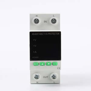 バイウェイ調整可能デュアルデジタルディスプレイ単相AC電圧レギュレータ（セルフリセット式過電圧/低電圧スイッチ付き） - Product Image 2