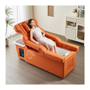 Japanse Spa Elektrische Shampoo Bed Hef Hoofdsteun Met Voetmassage Japonais Para La Cabeza Spa Tafels Bed Voor Gebruik In De Badkamer - Product Image 1