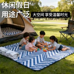 Esterilla de Camping Rectangular Plegable, Aislante, de Espuma, para Picnic, Estilo Étnico, Portátil, para Playa - Product Image 3