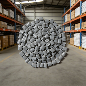 เม็ดพีวีซีเกรดฉีดขึ้นรูปประสิทธิภาพสูงสำหรับการผลิตจีโอดรีนที่มีความแข็งแรงเหนือกว่า สีขาว - Product Image 4