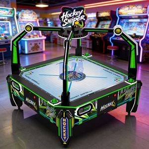 Table de Hockey Aérien Électronique Interactif Baihui Animation de Luxe pour 4 Joueurs, Machine de Jeu d'Arcade Sportive à Monnayeur pour Enfants et Adultes - Product Image 1
