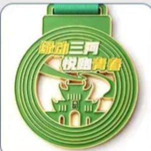कस्टम लोगो पुरस्कार पदक और रिबन रिक्त स्वर्ण रजत कांस्य के साथ ट्राफियां धातु फुटबॉल पदक के साथ मैराथन धातु फुटबॉल पदक - Product Image 5