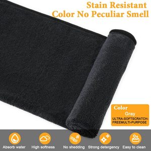 Toalla de Microfibra de Secado Rápido para Lavado de Autos, Tejida, Cuadrada, 1400gsm/1600gsm, NOVISON, Venta al Por Mayor de Fábrica - Product Image 5