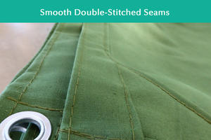 Tela di tela 100% impermeabile personalizzata ignifuga cover per uso pesante 550gsm - Product Image 5