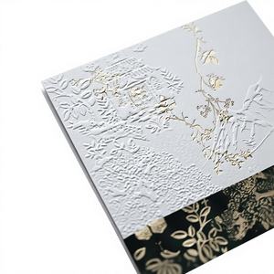 Tarjetas de Invitación y Felicitación Empresariales con Impresión Offset de Gran Formato y Relieve 3D Personalizado, Papel con Relieve en Relieve para Eventos Especiales - Product Image 1