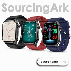 Reloj Inteligente Sourcingark para Monitoreo de Salud, Monitor de Ritmo Cardíaco, Recordatorio de Llamadas, Caja de Aleación, IP68 ET580 - Product Image 1