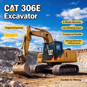 Excavatrice CAT 306E d'occasion de 6 tonnes, importée d'origine, en excellent état, à Shanghai - Product Image 1