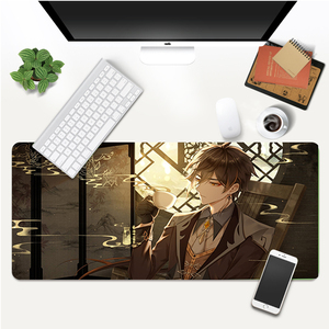 แผ่นรองเมาส์ <span class=keywords><strong>Genshin</strong></span> <span class=keywords><strong>Impact</strong></span> Zhongli ลายเท่ห์ คุณภาพเยี่ยม กันลื่น ทนทาน สีสันสดใส พิมพ์ลายน่ารัก สำหรับเมาส์ - Product Image 1