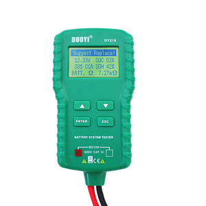Testeur de batterie de voiture numérique 12V DUOYI DY219 2000CCA avec analyseur de charge de tension pour 2012- Clip - Product Image 3