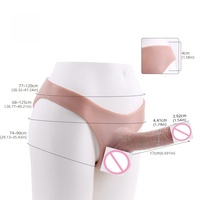 Culotte avec pénis creux en silicone pour hommes et femmes, modèle LES, produits populaires pour le plaisir sexuel