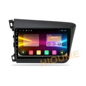 Android 11 6+128G Car Radio Multimedia Video Player Navigation GPS For HONDA CIVIC 2012 2013-2015 Carplay android Auto