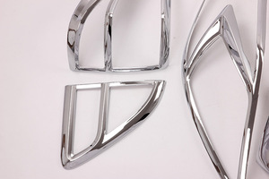 Kit de Carrocería Exterior XIANDONG de Plástico ABS para BT50 2012, Cubiertas para Manijas de Luces, Accesorios Decorativos Cromados para Automóviles - Product Image 5