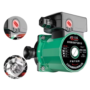 Bomba de Circulación Automática Silenciosa de Una Etapa para Calefacción Doméstica, Bomba Pequeñ<span class=keywords><strong>a</strong></span> de <span class=keywords><strong>Agua</strong></span> Caliente para Tuberías de Calefacción, de Latón de Baja Resistencia para <span class=keywords><strong>Agua</strong></span> Limpia - Product Image 2