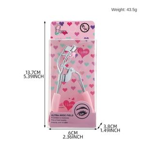 Recourbe-cils portable en acier inoxydable avec coussinet en silicone souple et motif tournesol - Product Image 5