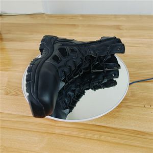 Bottes tactiques d'été en cuir de vache DFS06 de 9 pouces avec manches en maille respirante, bottes respirantes pour la forêt et la jungle - Product Image 6