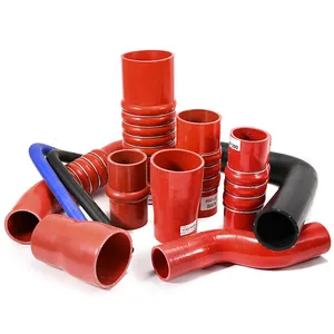 Linh hoạt tản nhiệt intercooler Turbo hose Ống làm mát không khí cac bện bướu xe tải Silicone Hose