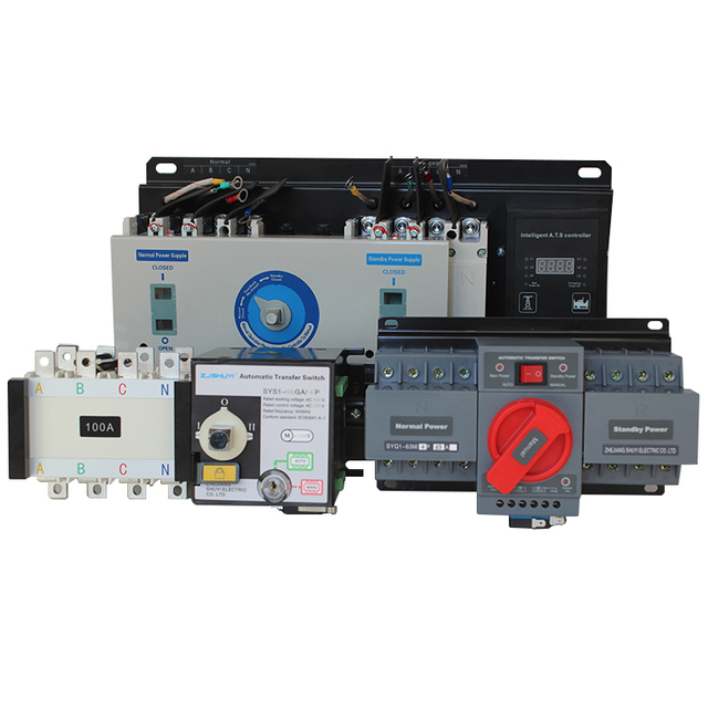 Single Phase Automatic Changeover Switch Single Circuit Transfer Switch
