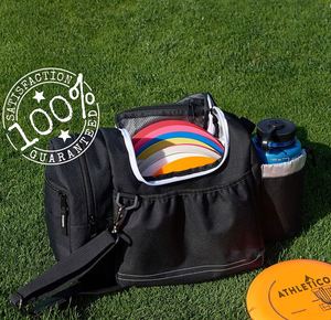 Bolsa de golf de disco con etiqueta BSCI, tipo tote, para frisbee golf, personalizada, con capacidad para 10-14 discos, botella de agua y accesorios. - Product Image 2