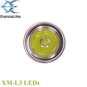 DIY XM-L3 XML3 L3 LED 26.5MM senter modul kepala pil bagian kepala 5000mA arus untuk sureffire 6P 9P WF 501B/502B