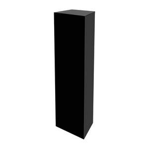 Colonna Espositiva Alta in Acrilico Bianco e Nero, Piedistallo per Sculture, Torre per Fiori da Matrimonio in Vetro Organico - Product Image 6