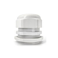 Les glandes de câble en plastique en nylon du CE M72 * 2 imperméabilisent IP68 pour les boîtes de jonction électriques de panneaux