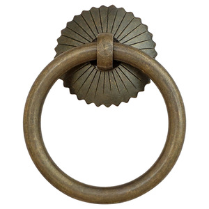 Traditional Chinese Brass Drawer Pull Rings Die Casting Handle For Cabinet Door Surface Decoration - Product Image 5