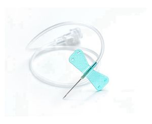 Wuzhou การเก็บเลือดสูญญากาศทางการแพทย์ 21g 22g 23g 25g <span class=keywords><strong>27g</strong></span> ชุดหลอดเลือดดําหนังศีรษะกําจัดเข็มผีเสื้อ - Product Image 2