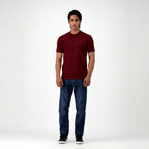 Camisetas de Hombre 100% Algodón con Logotipo y Diseño Personalizados, Camisetas con Estampado Puff, Servicio OEM, Estilo con Patrón de Letras - Product Image 1