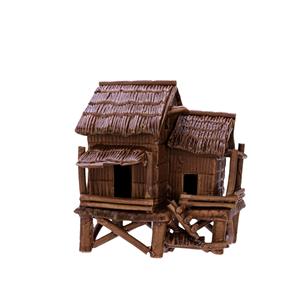 <span class=keywords><strong>Aquarium</strong></span> Landschapsdecoratie Aquatische Benodigdheden Bonsai Keramisch Huis Rieten Huisje Shandong Decoratief Gras - Product Image 4